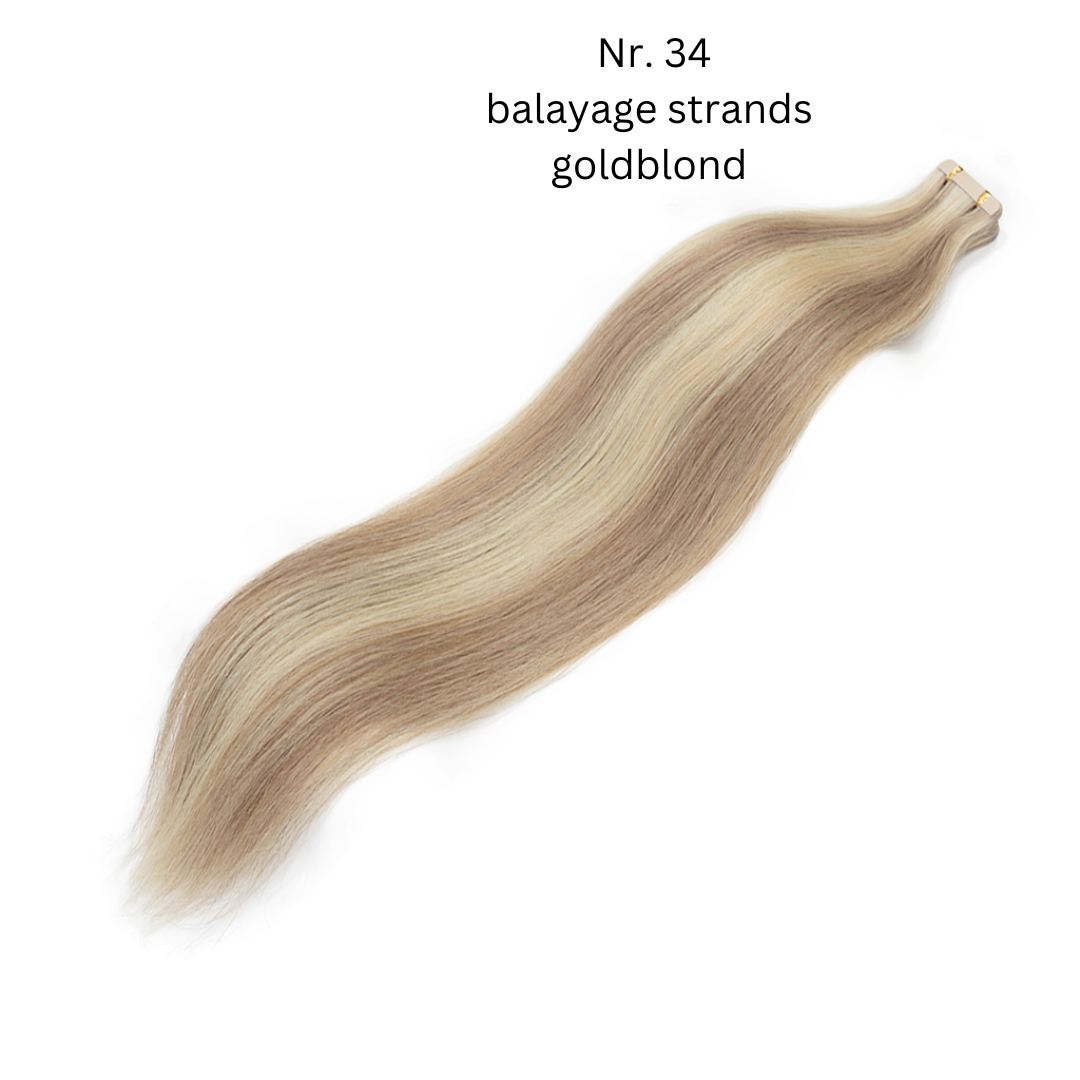 Ponytails #34 Balayage Strands Goldblond