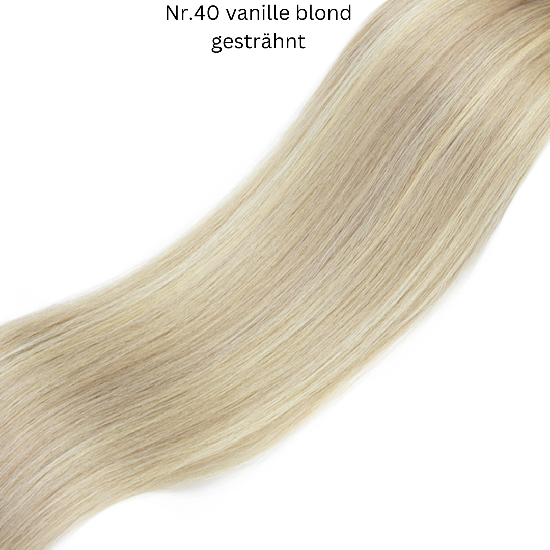 Clips #40 Vanille Blond Gesträhnt
